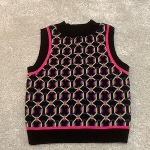 Multi colored vest